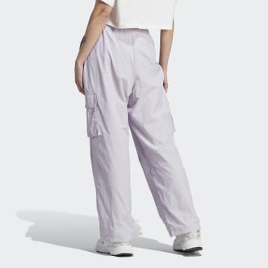 Women Originals Purple Premium Essentials Nylon Cargo Pants