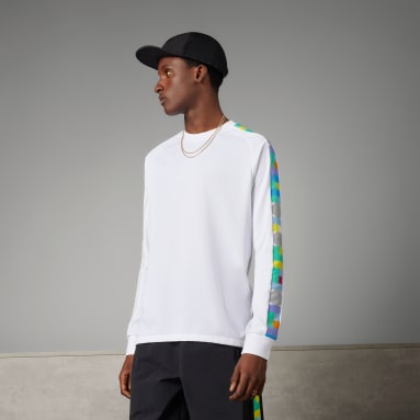 Camiseta manga larga Manchester United Peter Saville Blanco Hombre Fútbol