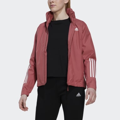 Frauen Sportswear BSC 3-Streifen RAIN.RDY Regenjacke Rot