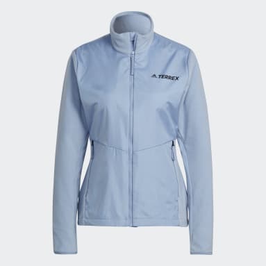 Women TERREX Blue Multi Primegreen Windfleece Jacket