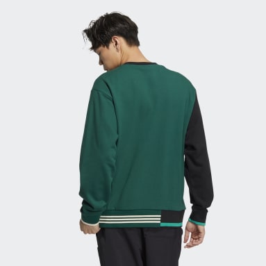 남성 Lifestyle Green 안티 유니버시티 크루넥 스웨트셔츠