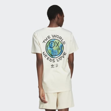 Women Lifestyle White adidas Originals x André Saraiva Tee