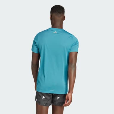 Camiseta Brand Love Turquesa Hombre Running