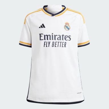 Kids Football White Real Madrid 23/24 Home Jersey Kids