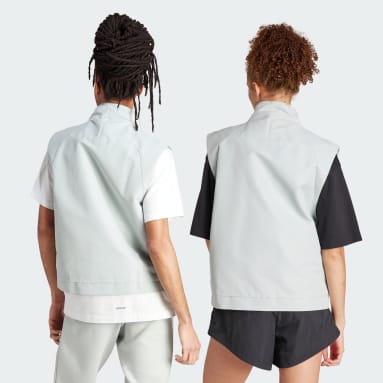 Colete Premium adidas Z.N.E. Cinzento Sportswear