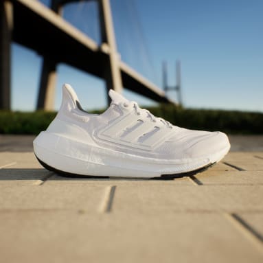 Men's Running White Ultraboost Light Running Shoes