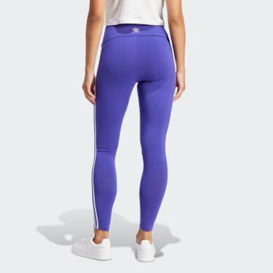 Adidas Aeroready Women's Leggings Pants Purple/Pink/Silver ~ Size XL
