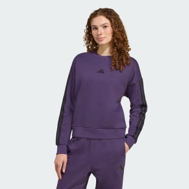 Essentials 3-Stripes Fleece Sweatshirt