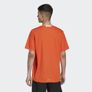 Camisetas naranjas para hombre | adidas