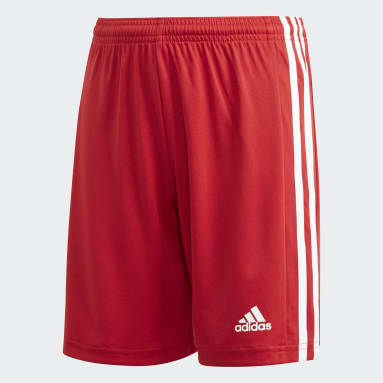 Short Squadra 21 rouge Adolescents 8-16 Years Soccer