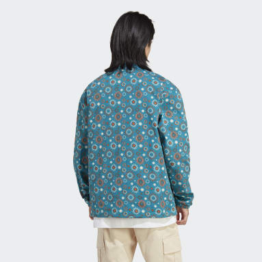 Corta-vento com Meio-Fecho Nature Awakening adidas Adventure Multicolour Homem Originals