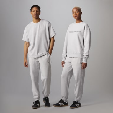 Originals สีเทา กางเกงขายาว Pharrell Williams Basics