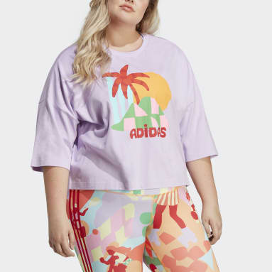 Playera Estampada adidas x FARM Rio Violeta Mujer Training
