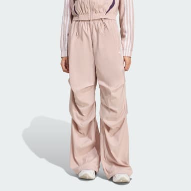[ADIDAS] レディース トラックパンツ フレア アッシュピンク adidas アディダス ADIBREAK TRACK PANTS アディブレイク