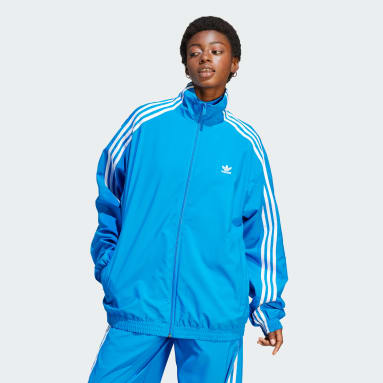 Buzo adidas mujer azul sales