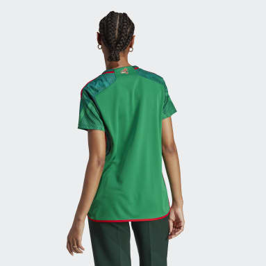 Women's Soccer Green Mexico 22 Home Jersey