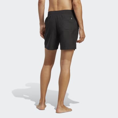 Men Originals Black Originals Essentials Solid Swim Shorts