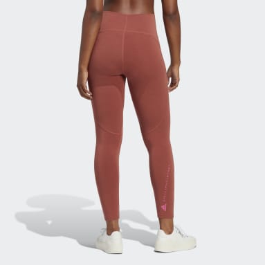 adidas by Stella McCartney 7/8 Yoga Tights Rød
