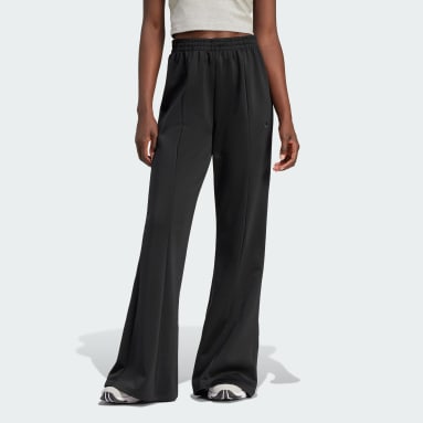 Pantalón Premium Essentials Flared Negro Mujer Originals