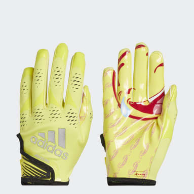 Men's Football Yellow Adizero Big Mood Laugh Gloves