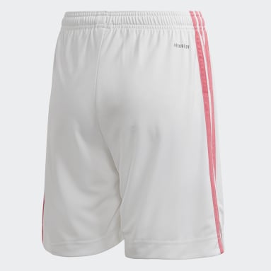 Boys Football White Real Madrid 20/21 Home Shorts