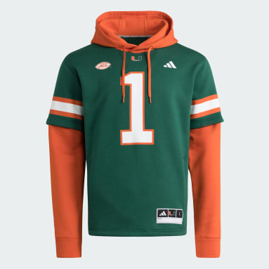 Miami Hurricanes Football Jersey Hoodie