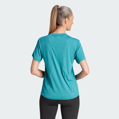 Polo Run It Turquesa Mujer Running