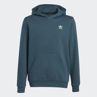 Camisola com Capuz Adicolor Turquesa Criança Originals