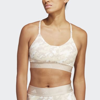 Sutiã de Sustentação Ligeira Techfit Aeroreact Branco Mulher Ginásio E Treino