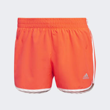 Women Running Red Marathon 20 Shorts