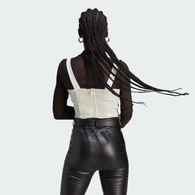 Esqueleto Corset Acanalado Blanco Mujer Originals