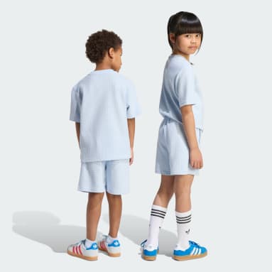 Loose Waffle Short T-Shirt Set