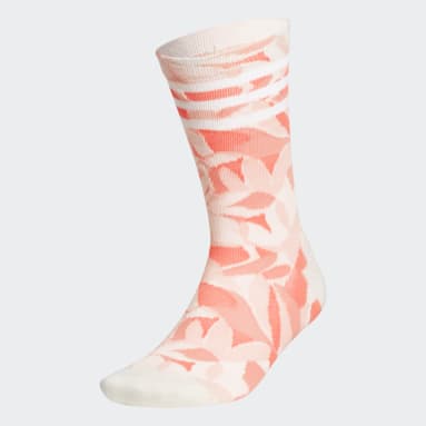 Golf Printed Crew Socks Pomarańczowy