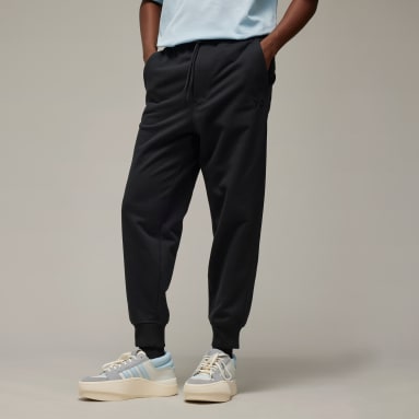 adidas Y-3 Organic Cotton Terry Cuffed Pants - Black