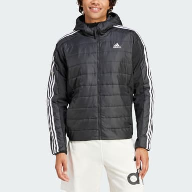 Άνδρες Sportswear Μαύρο Essentials 3-Stripes Insulated Hooded Hybrid Jacket