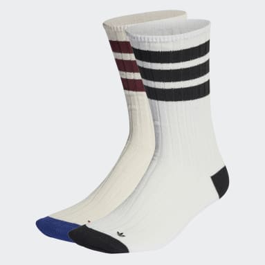 Originals Premium Mid Crew Socken, 2 Paar Weiß
