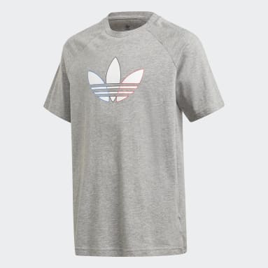 Kids Originals Grey Adicolor Graphic Tee