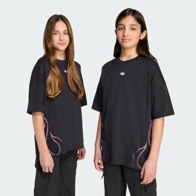 เสื้อยืดลายเปลวไฟสำหรับเด็ก