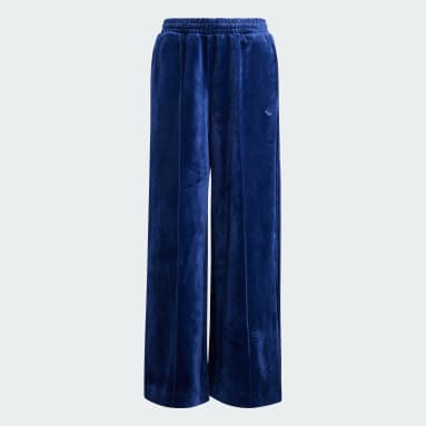 Pantalon de survêtement Premium Essentials Velour Bleu Femmes Originals
