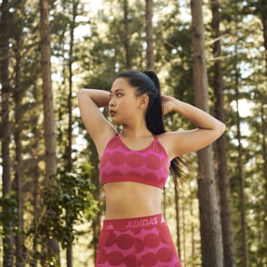 Top Deportivo All Me Marimekko Soporte Ligero Rosa Mujer Training
