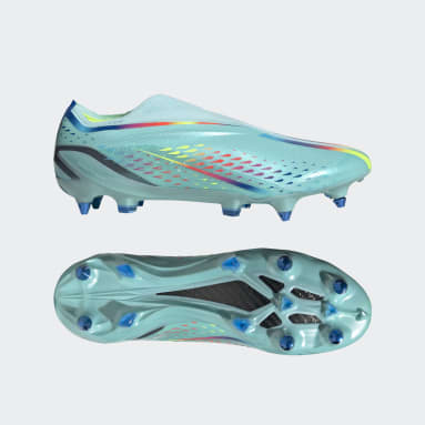 Botines X Speedportal+ Terreno Blando Azul Fútbol