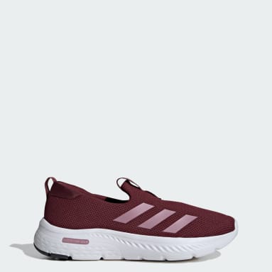Burgundy Cloudfoam Trainers Textile Upper adidas PH