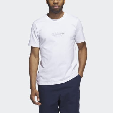adidas T-shirt à manches courtes 4.0 Strike Through Blanc Hommes Originals