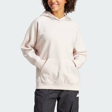 adidas The Safe Place Crop Hoodie - Pink | adidas Canada