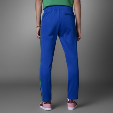 Pantalón Deportivo Adicolor 70s Striped Azul Hombre Originals