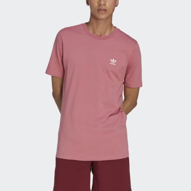 T-shirt Trefoil Essentials Rose Hommes Originals