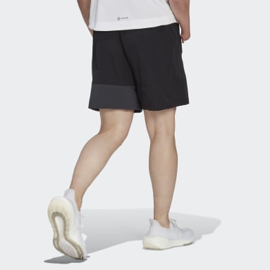 Short Training Colorblock Noir Hommes Fitness Et Training