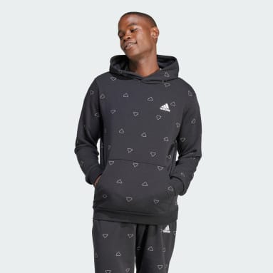 Moletom Capuz Estampado Sazonal Monogramas Essentials