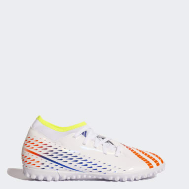 Calzado de Fútbol Predator Edge.4 Pasto Sintético Blanco Fútbol