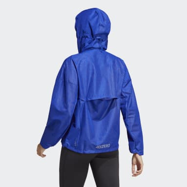 Casaco de Running Adizero Azul Mulher Running